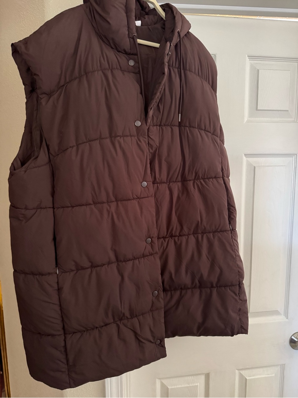 Zella woman Quilted Sleeveless Puffer Vest - Brown, XXL